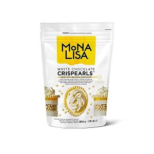 Mona Lisa - Callebaut - Perle Crispearls din Ciocolată Albă - 800g